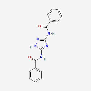 N-(5-Benzamido-2H-1,2,4-triazol-3-YL)benzamide