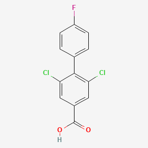 2,6-Dichloro-4'-fluoro-[1,1'-biphenyl]-4-carboxylic acid