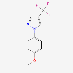 1-(4-methoxyphenyl)-4-(trifluoromethyl)-1H-pyrazole