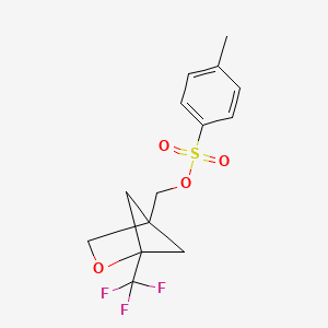 (1-(Trifluoromethyl)-2-oxabicyclo[2.1.1]hexan-4-yl)methyl 4-methylbenzenesulfonate