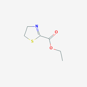 molecular formula C6H9NO2S B14005476 Ethyl 4,5-dihydro-1,3-thiazole-2-carboxylate CAS No. 82677-98-3