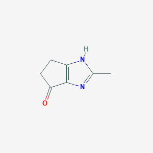 2-Methyl-5,6-dihydrocyclopenta[d]imidazol-4(3H)-one