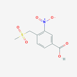 4-(Methylsulfonylmethyl)-3-nitrobenzoic acid