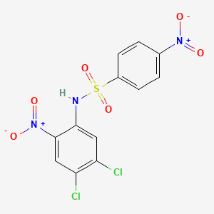 N-(4,5-dichloro-2-nitrophenyl)-4-nitrobenzenesulfonamide