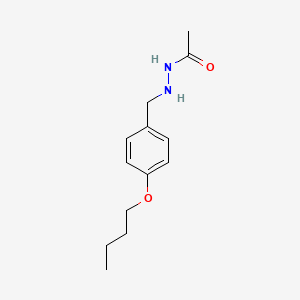 Hydrazine, 1-acetyl-2-(p-butoxybenzyl)-