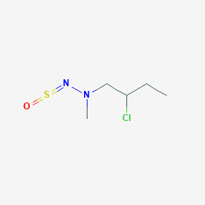 1-(2-Chlorobutyl)-1-methyl-2-sulfinylhydrazine