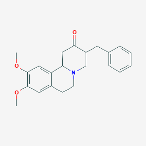 3-Benzyl-9,10-dimethoxy-1,3,4,6,7,11b-hexahydrobenzo[a]quinolizin-2-one