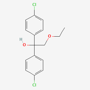 molecular formula C16H16Cl2O2 B14005613 Etoxinol CAS No. 6012-83-5