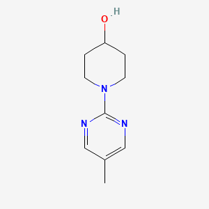 molecular formula C10H15N3O B1400566 1-(5-Methylpyrimidin-2-yl)piperidin-4-ol CAS No. 1236285-21-4