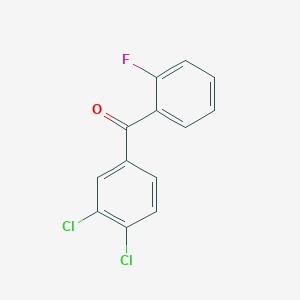 (3,4-Dichlorophenyl)(2-fluorophenyl)methanone