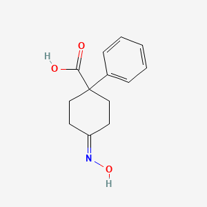 4-(Hydroxyimino)-1-phenylcyclohexanecarboxylic acid