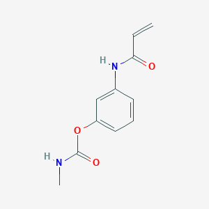 [3-(prop-2-enoylamino)phenyl] N-methylcarbamate