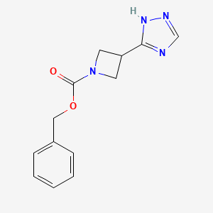 benzyl 3-(4H-1,2,4-triazol-3-yl)azetidine-1-carboxylate