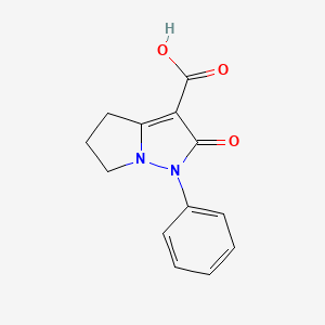 2-oxo-1-phenyl-2,4,5,6-tetrahydro-1H-pyrrolo[1,2-b]pyrazole-3-carboxylic acid