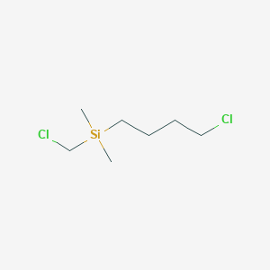 (4-Chlorobutyl)(chloromethyl)dimethylsilane