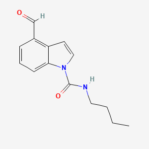 B1400591 4-Formyl-indole-1-carboxylic acid butylamide CAS No. 918523-84-9