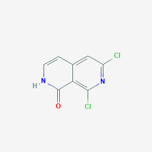 molecular formula C8H4Cl2N2O B1400592 6,8-二氯-2,7-萘啶-1(2H)-酮 CAS No. 950746-21-1