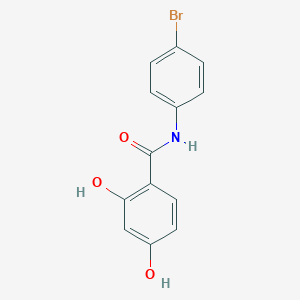 molecular formula C13H10BrNO3 B14005937 N-(4-bromophenyl)-2,4-dihydroxybenzamide CAS No. 52189-57-8