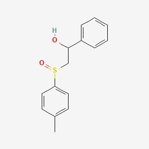 2-(4-Methylphenyl)sulfinyl-1-phenylethanol