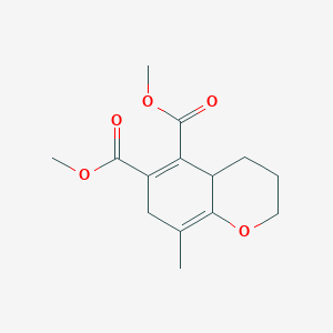 dimethyl 8-methyl-3,4,4a,7-tetrahydro-2H-chromene-5,6-dicarboxylate