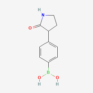 (4-(2-Oxopyrrolidin-3-yl)phenyl)boronic acid