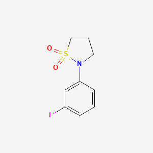 2-(3-Iodophenyl)-isothiazolidine 1,1-dioxide