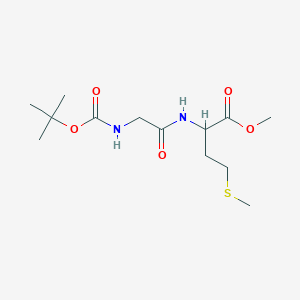 Methyl 2-[[2-[(2-methylpropan-2-yl)oxycarbonylamino]acetyl]amino]-4-methylsulfanylbutanoate