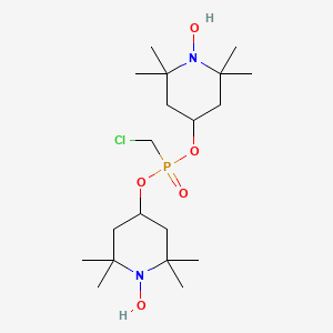 4-[Chloromethyl-(1-hydroxy-2,2,6,6-tetramethylpiperidin-4-yl)oxyphosphoryl]oxy-1-hydroxy-2,2,6,6-tetramethylpiperidine