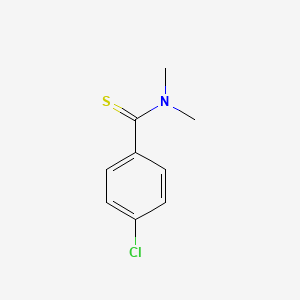 molecular formula C9H10ClNS B14006156 4-chloro-N,N-dimethylbenzenecarbothioamide CAS No. 15563-46-9