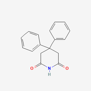 molecular formula C17H15NO2 B14006163 4,4-Diphenylpiperidine-2,6-dione CAS No. 3531-30-4