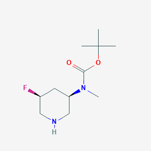 tert-Butyl (cis-5-fluoropiperidin-3-yl)(methyl)carbamate