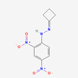 molecular formula C10H10N4O4 B14006194 1-Cyclobutylidene-2-(2,4-dinitrophenyl)hydrazine CAS No. 3349-70-0