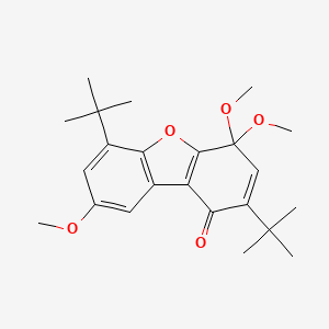 2,6-Di-tert-butyl-4,4,8-trimethoxydibenzo[b,d]furan-1(4H)-one