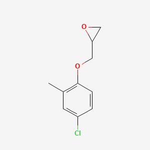 molecular formula C10H11ClO2 B14006244 2-[(4-Chloro-2-methylphenoxy)methyl]oxirane CAS No. 2210-73-3