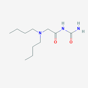 molecular formula C11H23N3O2 B14006259 n2,n2-Dibutyl-n-carbamoylglycinamide CAS No. 28788-22-9