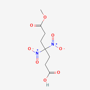 7-Methoxy-4,4-dinitro-7-oxoheptanoic acid