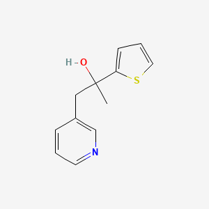 1-(Pyridin-3-yl)-2-thiophen-2-ylpropan-2-ol