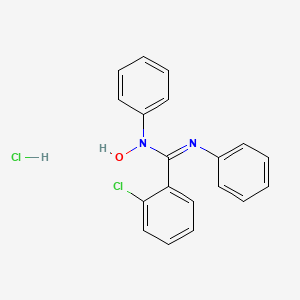 2-Chloro-n-hydroxy-n,n-diphenyl-benzenecarboximidamide