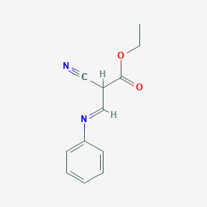 Ethyl(3e)-2-cyano-3-(phenylimino)propanoate