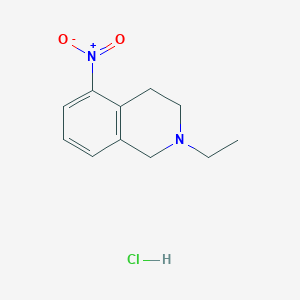 2-Ethyl-5-nitro-1,2,3,4-tetrahydroisoquinoline hydrochloride