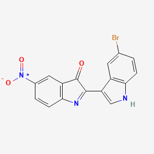 (2Z)-2-(5-Bromo-3H-indol-3-ylidene)-5-nitro-1,2-dihydro-3H-indol-3-one