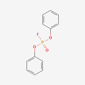 molecular formula C12H10FO3P B14006450 Diphenyl phosphorofluoridate CAS No. 403-65-6