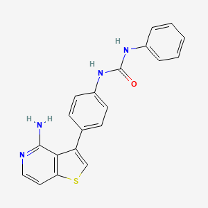 1-(4-(4-Aminothieno[3,2-c]pyridin-3-yl)phenyl)-3-phenylurea