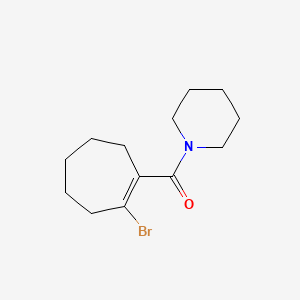 (2-Bromocyclohepten-1-yl)-piperidin-1-ylmethanone