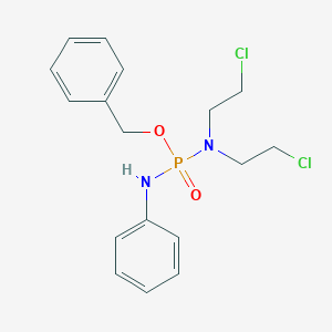 N-[Bis(2-chloroethyl)amino-phenylmethoxy-phosphoryl]aniline