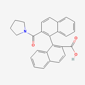 (1S)-2'-(1-Pyrrolidinylcarbonyl)[1,1'-binaphthalene]-2-carboxylic acid