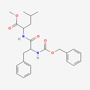 molecular formula C24H30N2O5 B14006517 Methyl n-[(benzyloxy)carbonyl]phenylalanylleucinate CAS No. 3850-45-1