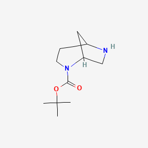 molecular formula C11H20N2O2 B1400655 Tert-butyl 2,6-diazabicyclo[3.2.1]octane-2-carboxylate CAS No. 286946-98-3