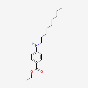 molecular formula C18H29NO2 B14006557 Ethyl 4-(nonylamino)benzoate CAS No. 75681-69-5