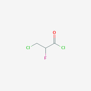 3-Chloro-2-fluoro-propanoyl chloride